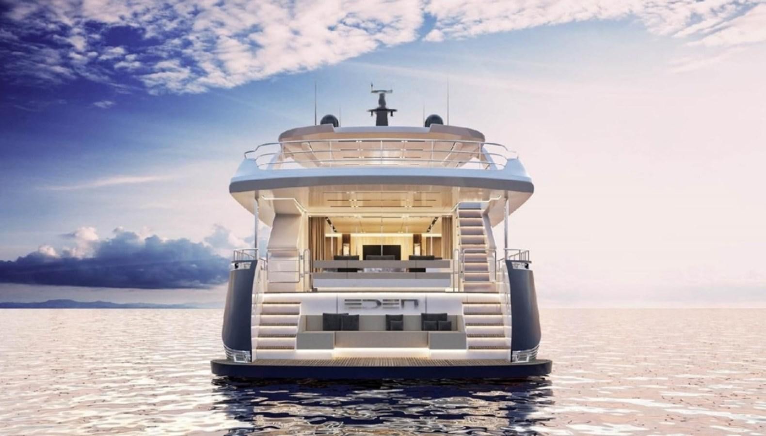 a boat in the water aboard EDEN Yacht for Sale