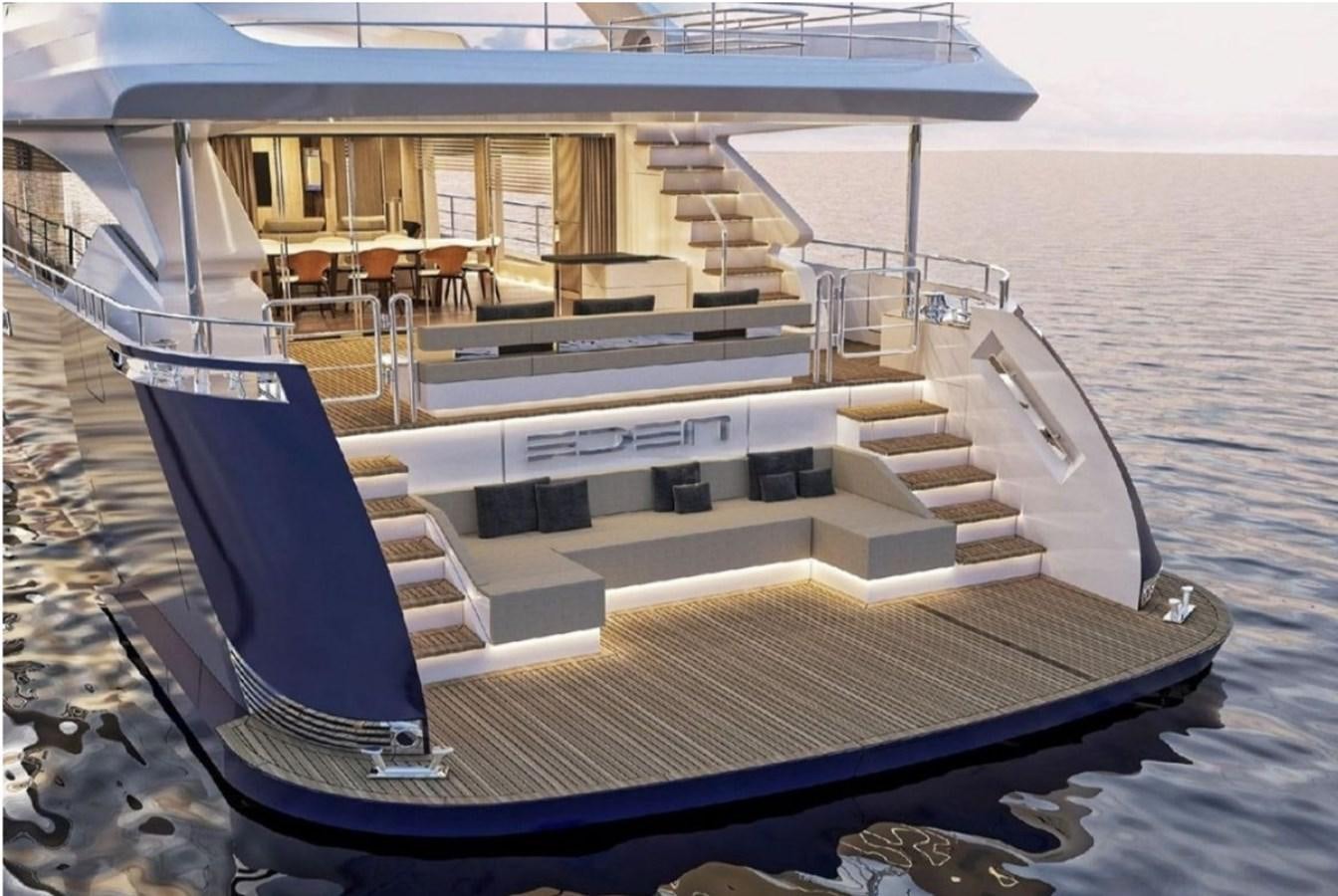a boat on the water aboard EDEN Yacht for Sale