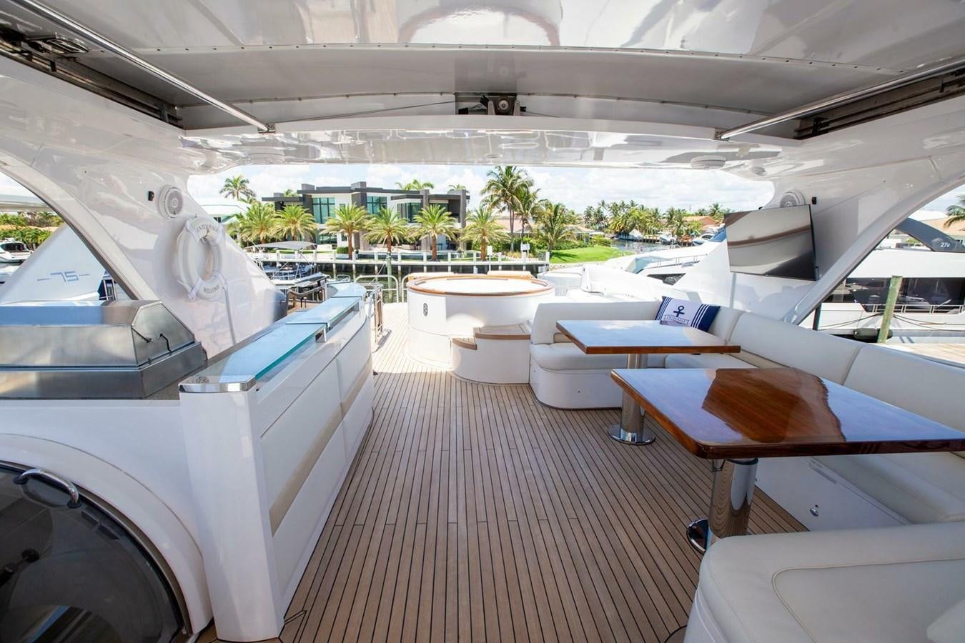 inside of a boat aboard ENTOURAGE Yacht for Sale