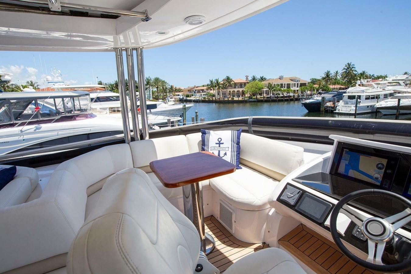 a boat with a laptop on it aboard ENTOURAGE Yacht for Sale