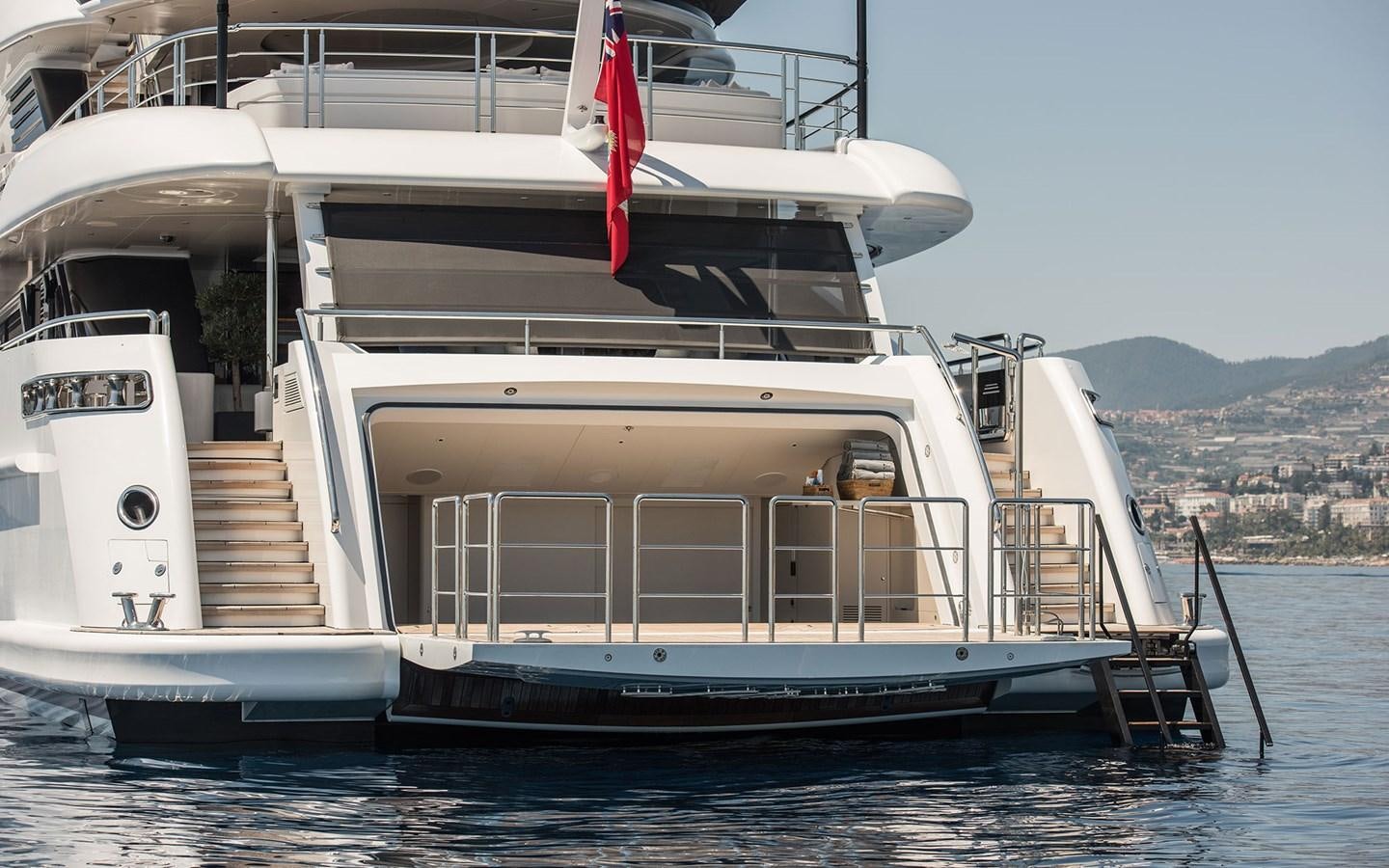 a boat on the water aboard FLORENTIA Yacht for Sale