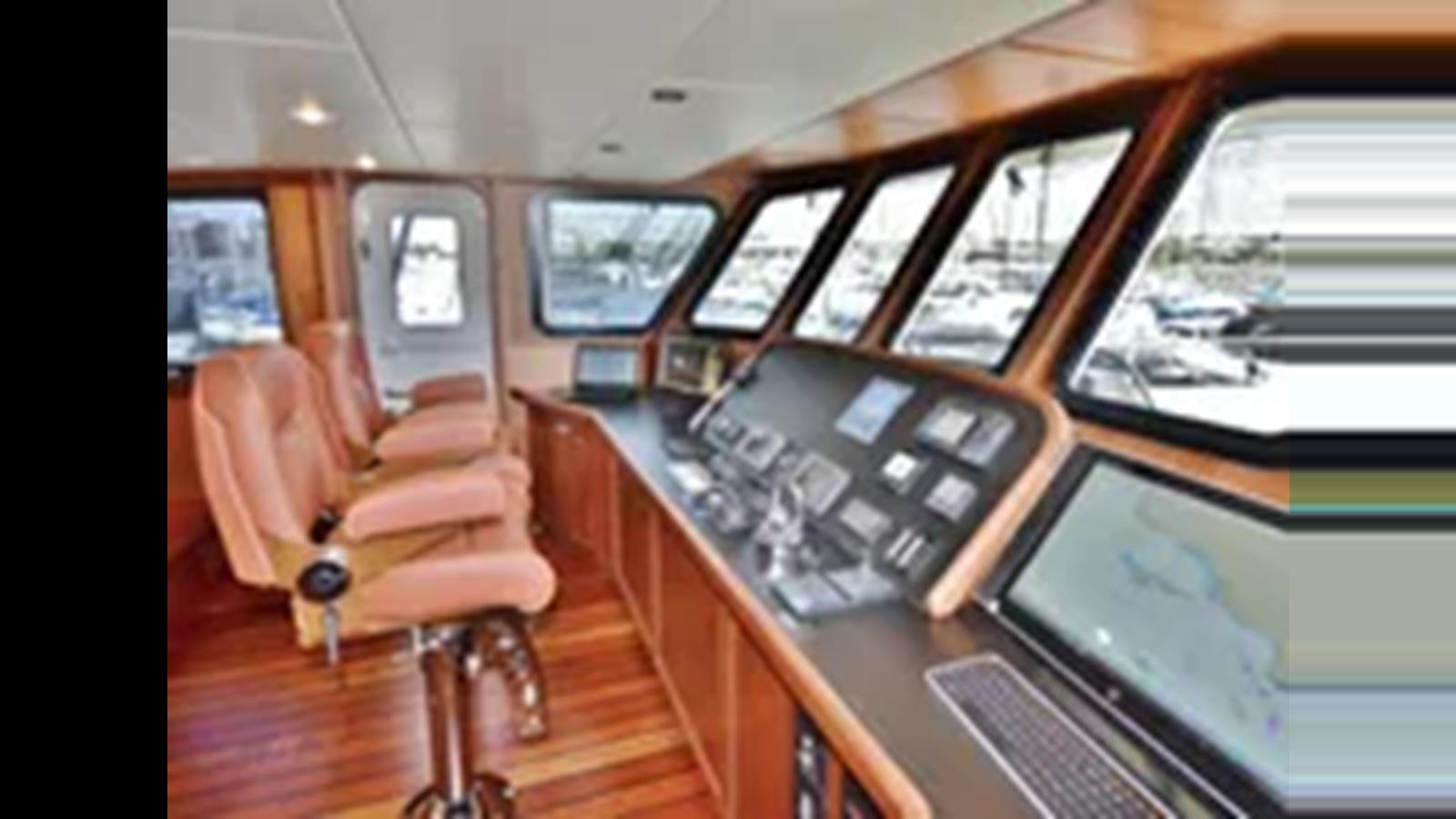 inside of a control room aboard 2018 ALLSEAS EXPEDITION Yacht for Sale