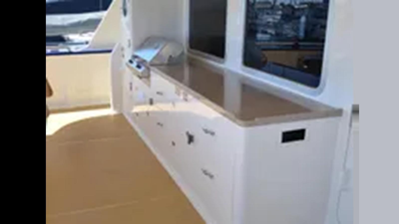 a white machine with a sink aboard 2018 ALLSEAS EXPEDITION Yacht for Sale
