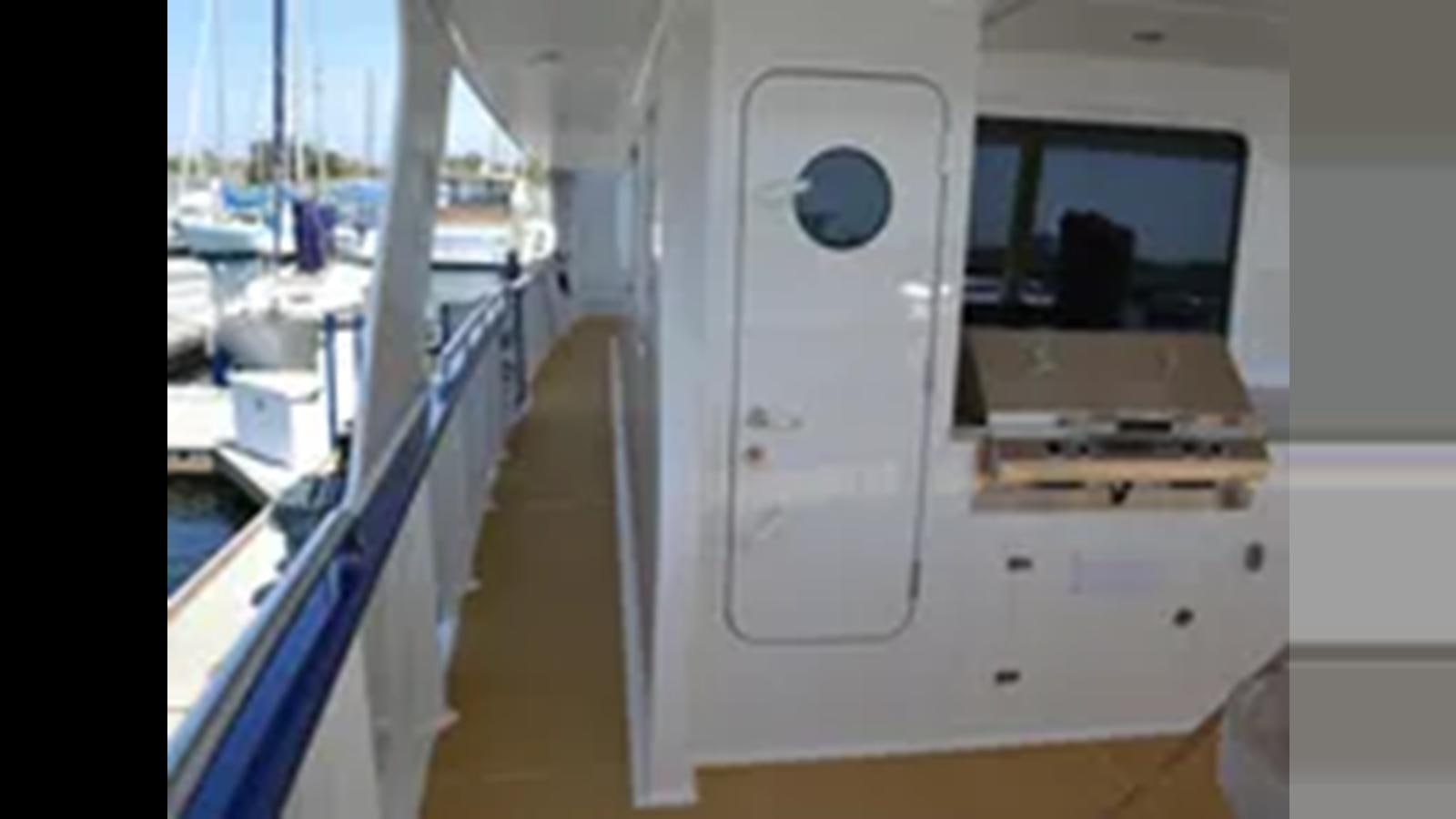 a white rectangular object with a screen aboard 2018 ALLSEAS EXPEDITION Yacht for Sale
