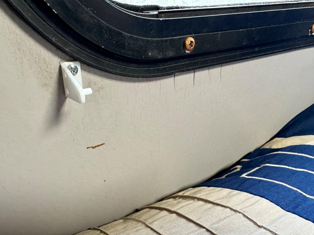 a close up of a white object aboard 2012 MAJESTIC 16 X 75WB HOUSEBOAT NLSD Yacht for Sale