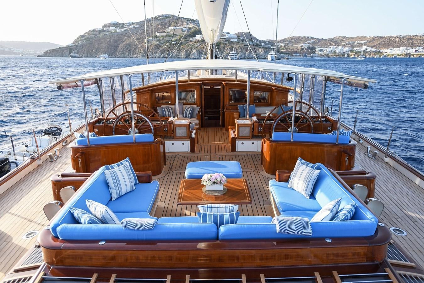 a boat on the water aboard ANNE Yacht for Sale