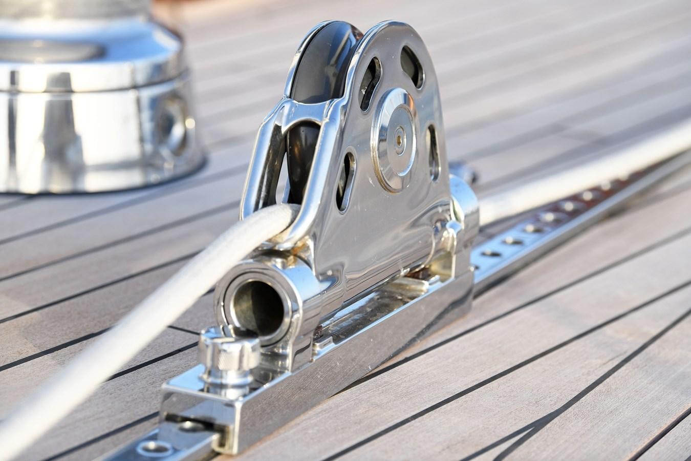 a toy car on a table aboard ANNE Yacht for Sale