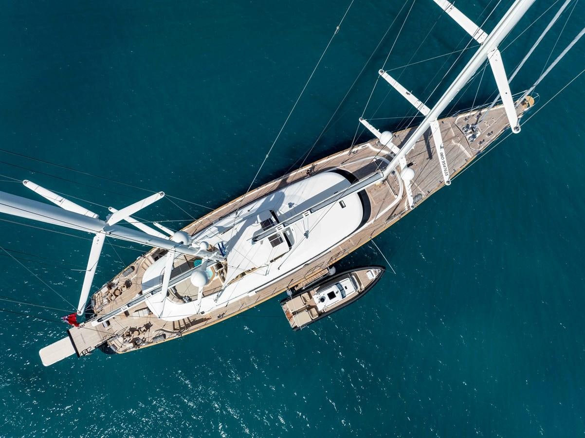 a boat in the water aboard ASAHI Yacht for Sale