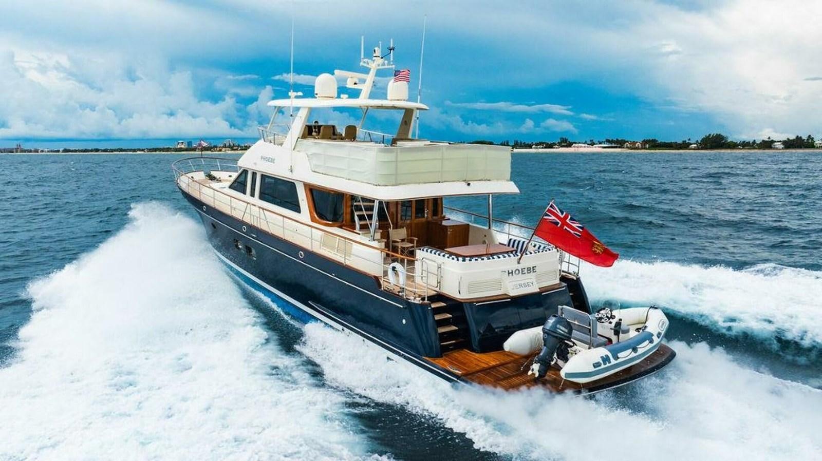 a boat on the water aboard PHOEBE Yacht for Sale