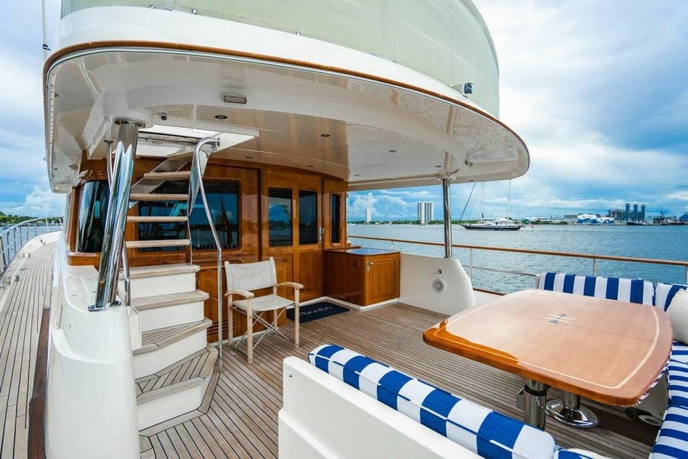 a boat on the water aboard PHOEBE Yacht for Sale