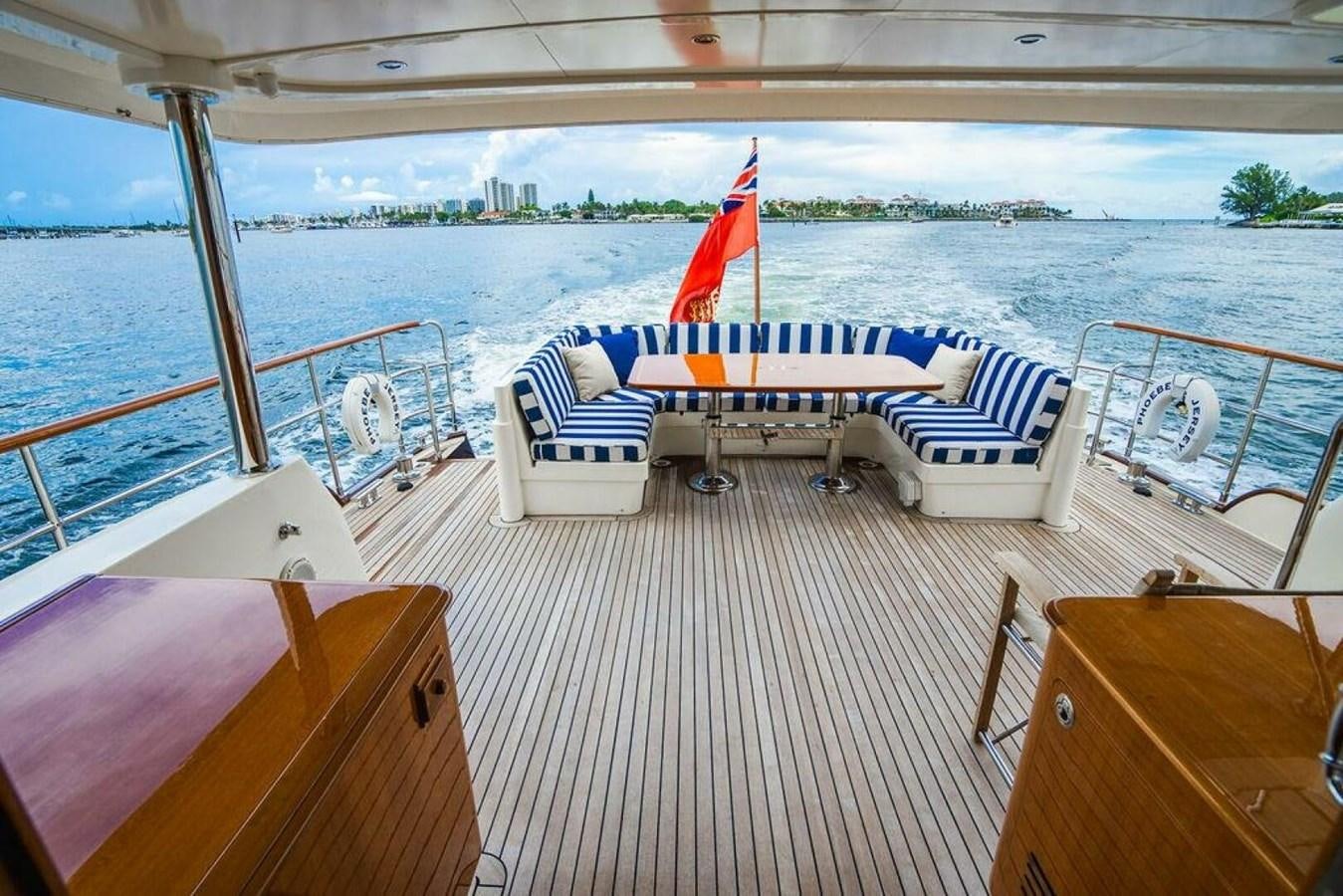 a boat on the water aboard PHOEBE Yacht for Sale