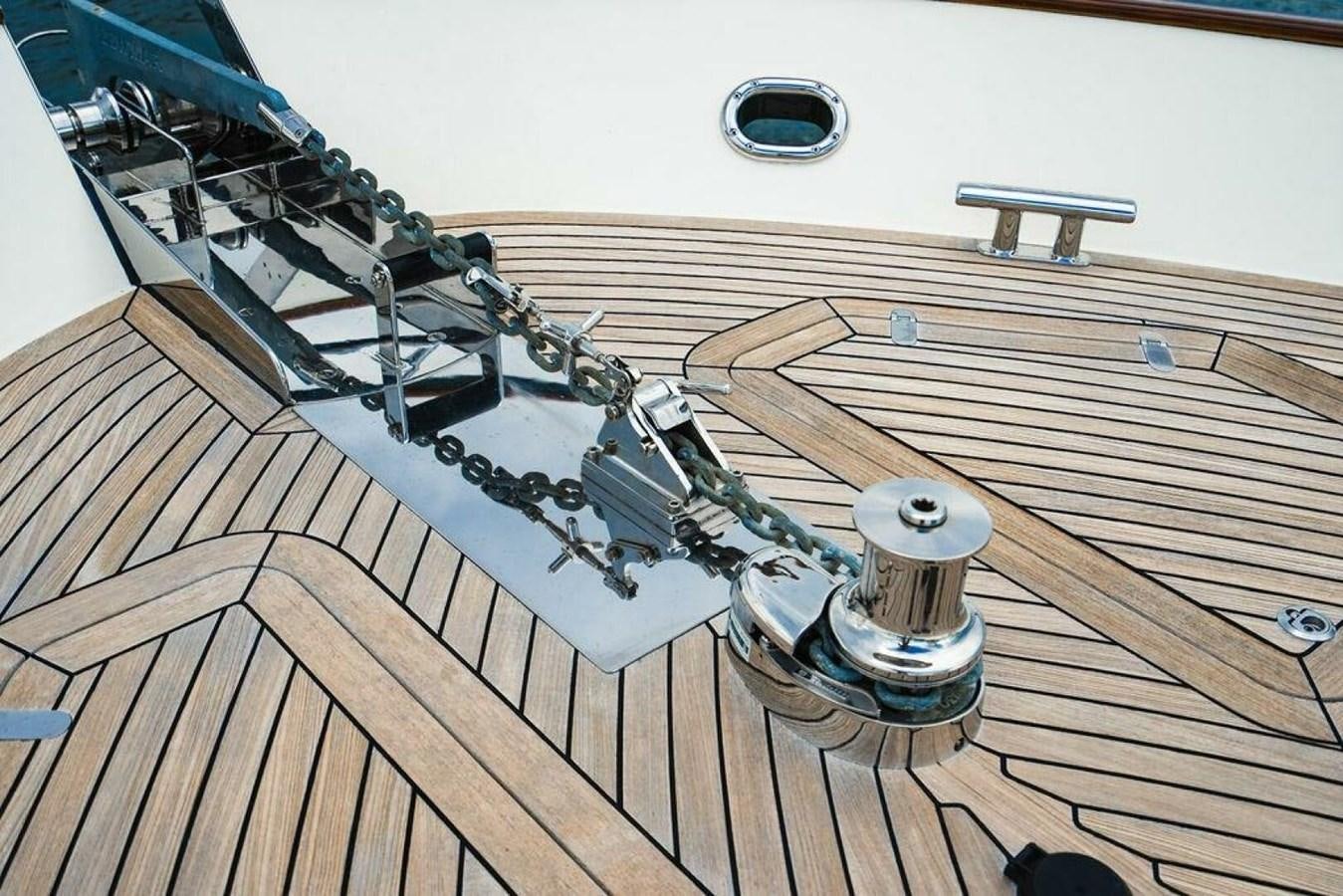 a machine on the floor aboard PHOEBE Yacht for Sale