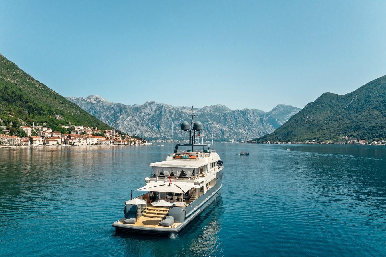 a boat in the water aboard ZULU Yacht for Sale
