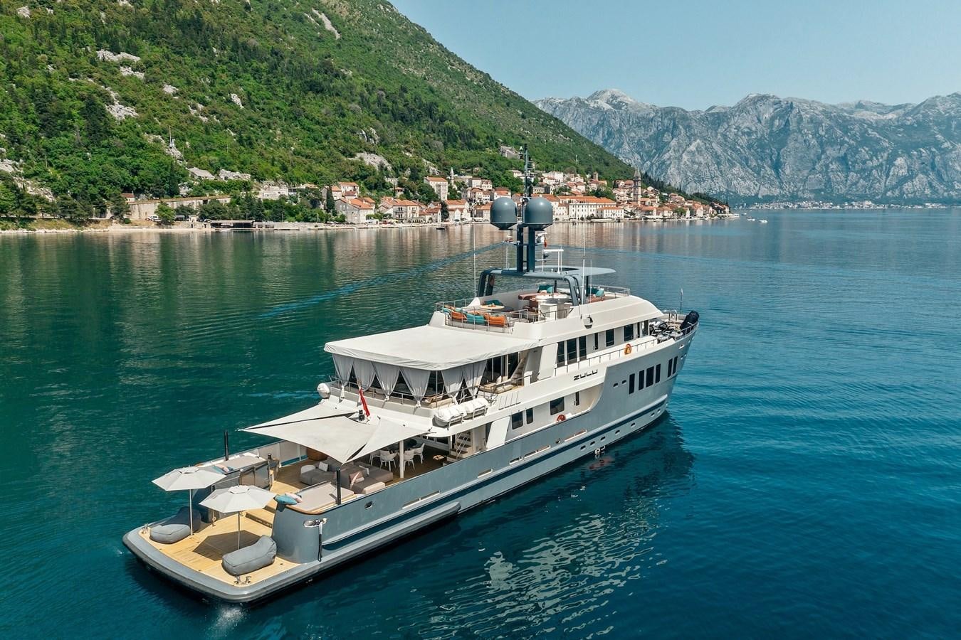 a boat on the water aboard ZULU Yacht for Sale