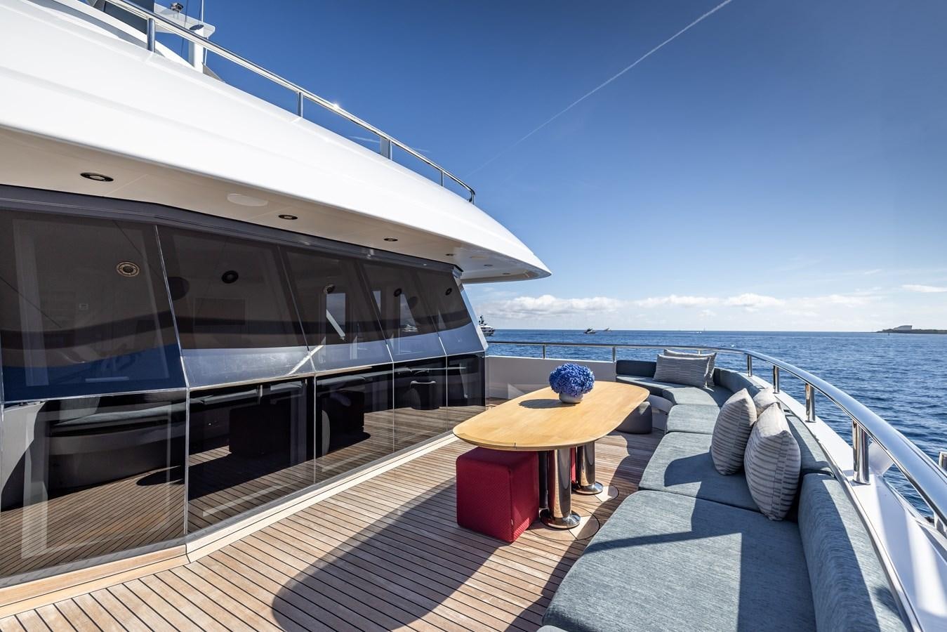 a boat on the water aboard BRAVADO Yacht for Sale