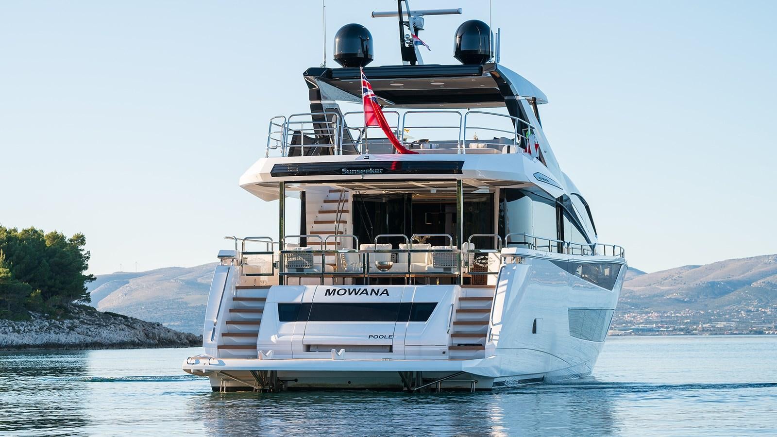 a boat on the water aboard MOWANA Yacht for Sale