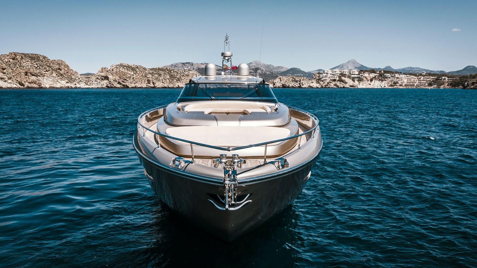 a boat in the water aboard MINE Yacht for Sale