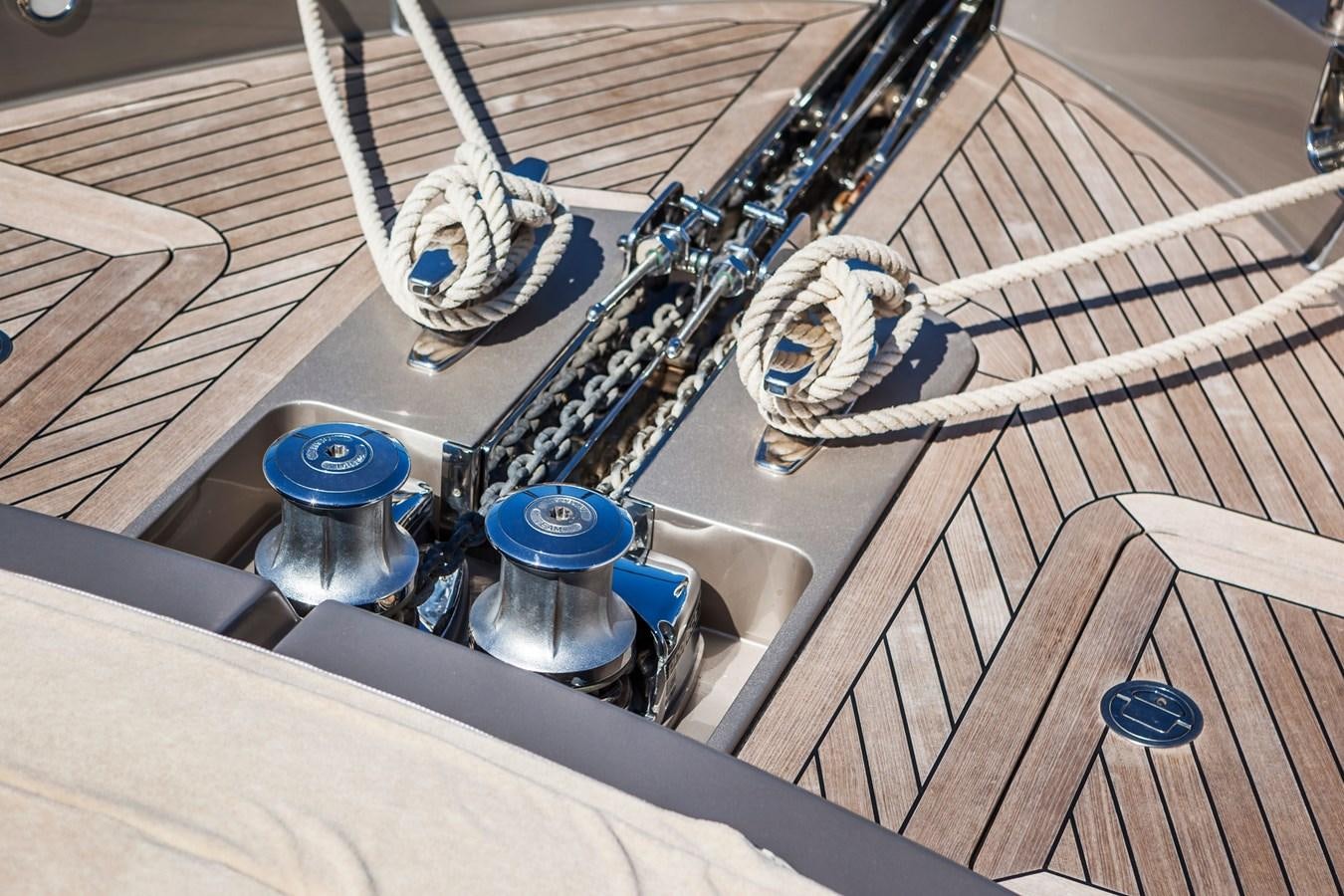 a metal contraption with wires aboard MINE Yacht for Sale