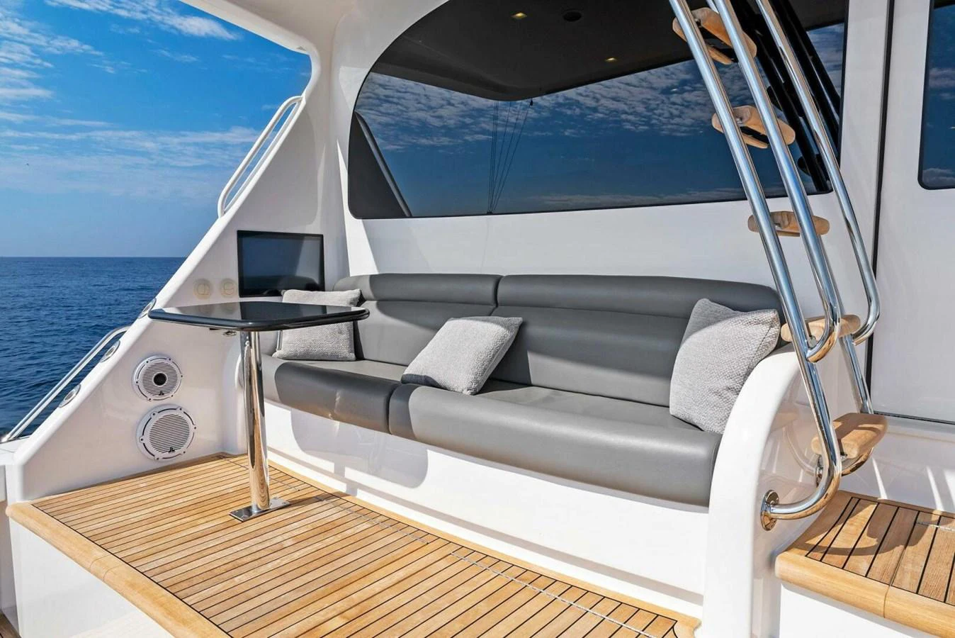 a boat on the water aboard TEAM MAYHEM Yacht for Sale