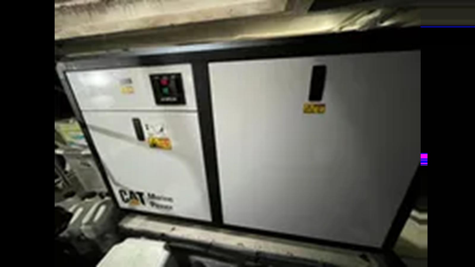 a machine on the counter aboard 1999 HATTERAS 74 SPORT DECK MOTOR YACHT Yacht for Sale