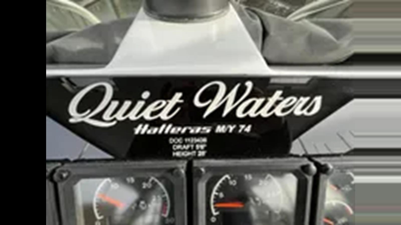 the front of a car aboard 1999 HATTERAS 74 SPORT DECK MOTOR YACHT Yacht for Sale