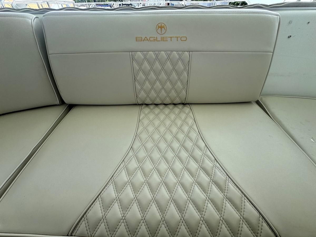 a metal grate on a metal surface aboard BAGLIETTO 116 Yacht for Sale