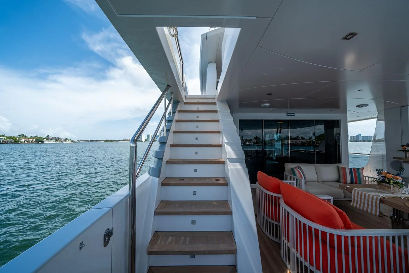a boat on the water aboard DAY ONE Yacht for Sale