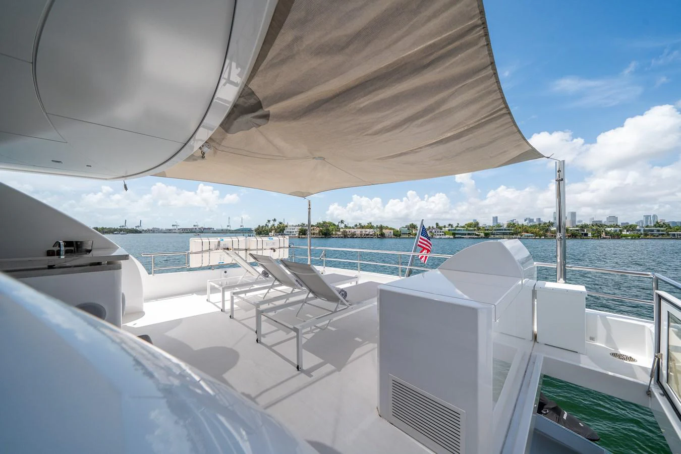 a boat on the water aboard DAY ONE Yacht for Sale