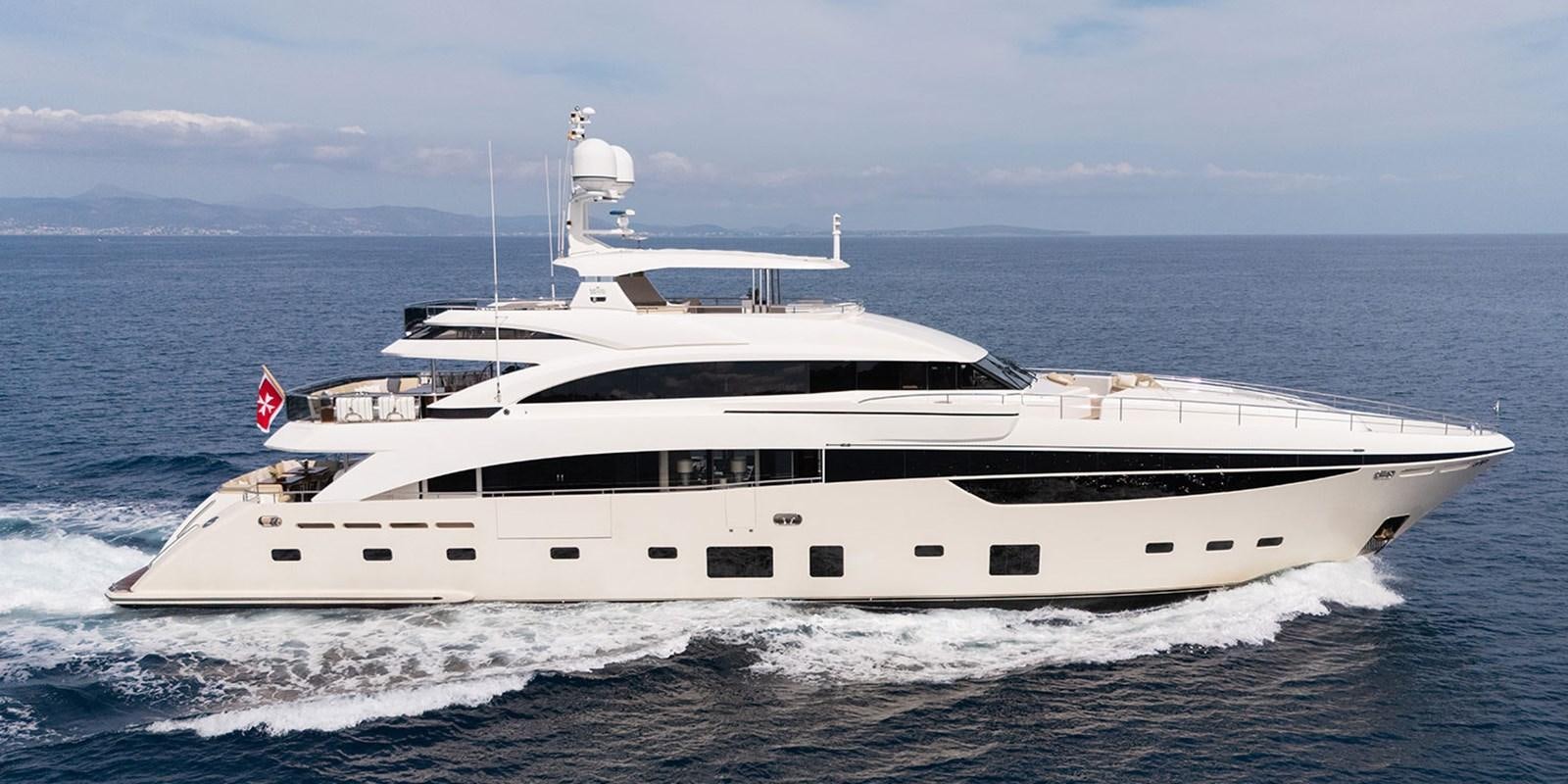 a white yacht on the water aboard ACE 2 Yacht for Sale
