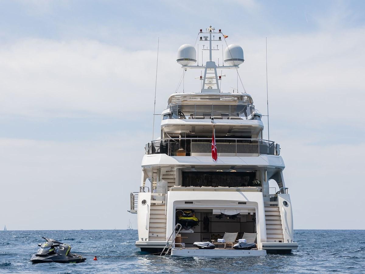 a large ship in the water aboard ACE 2 Yacht for Sale