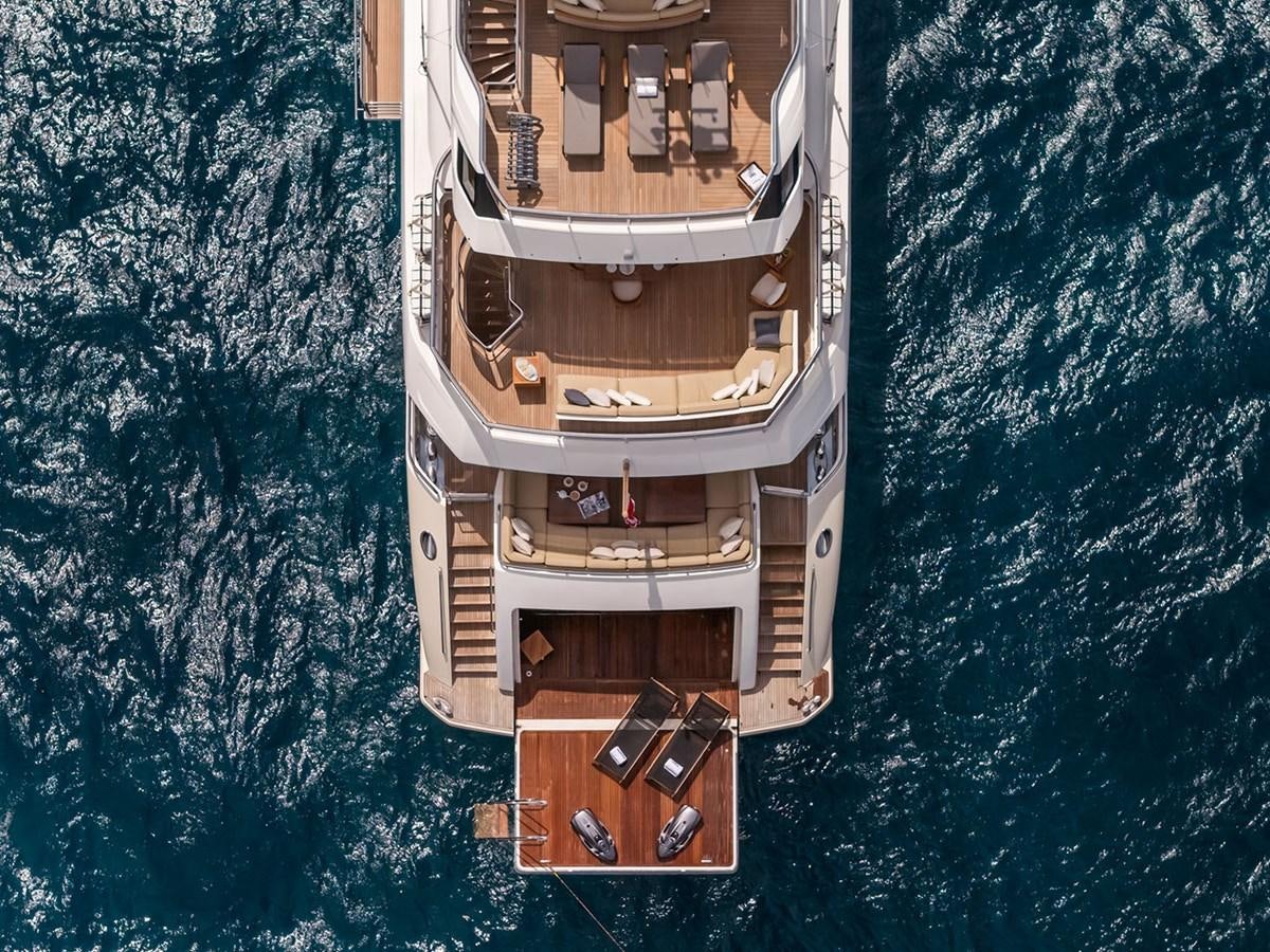 a space ship in the water aboard ACE 2 Yacht for Sale