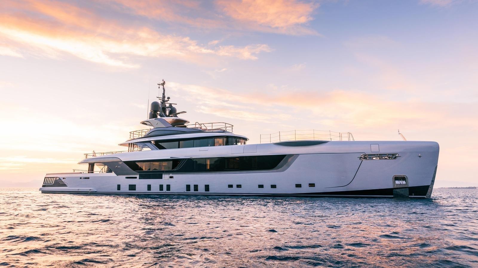 a white yacht in the water aboard GECO Yacht for Sale