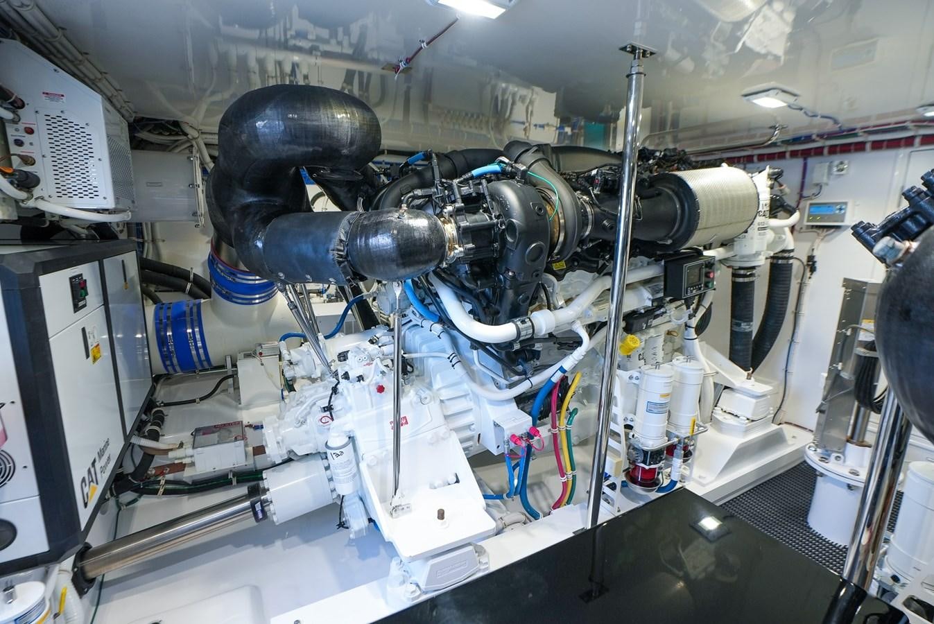 a machine with a large metal cylinder aboard GT 70 Yacht for Sale