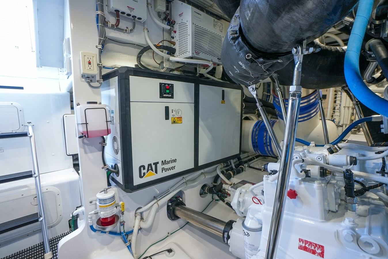 close-up of a machine aboard GT 70 Yacht for Sale