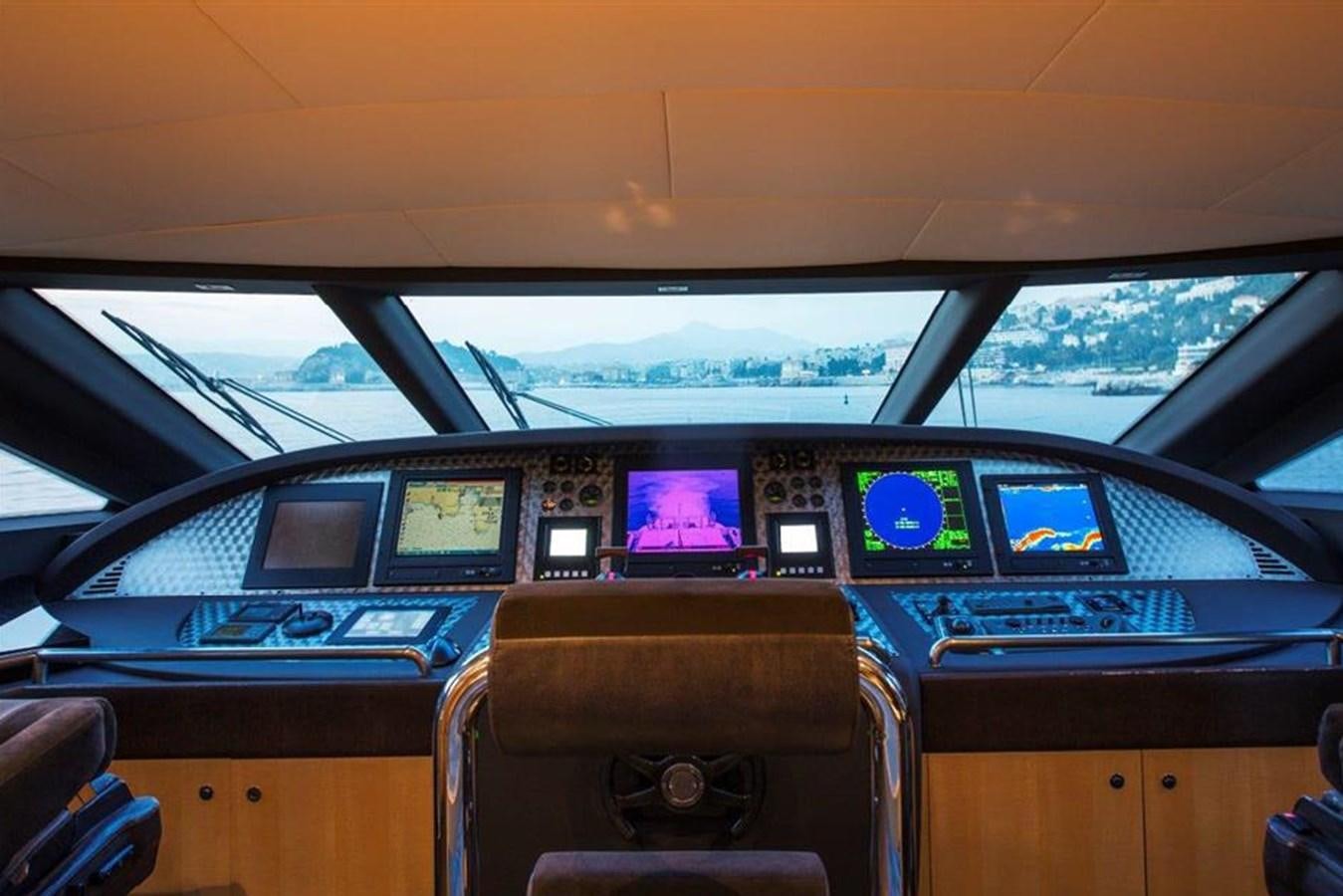 inside of a vehicle aboard LIBERDADE Yacht for Sale