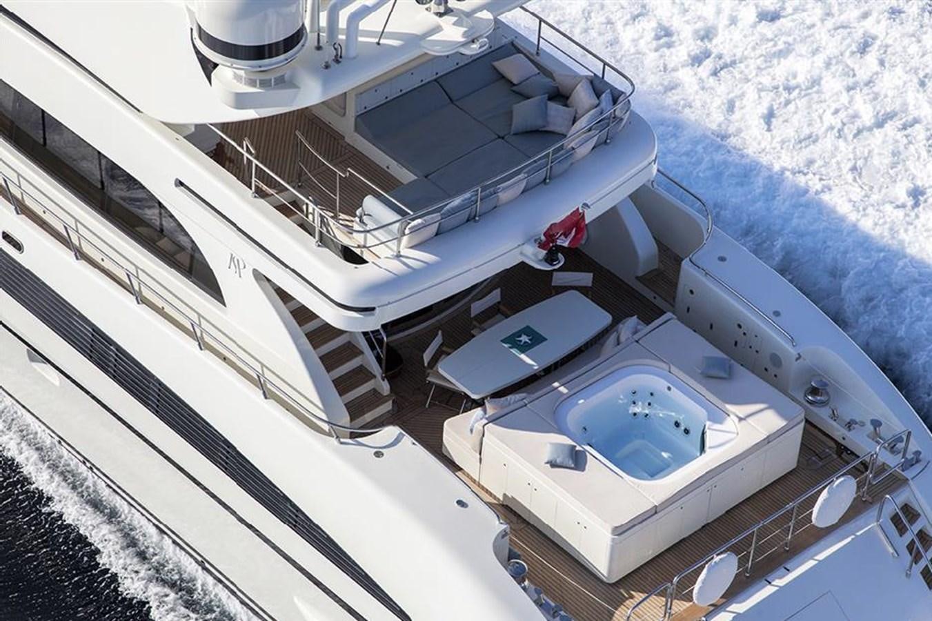 a satellite in the sky aboard LIBERDADE Yacht for Sale