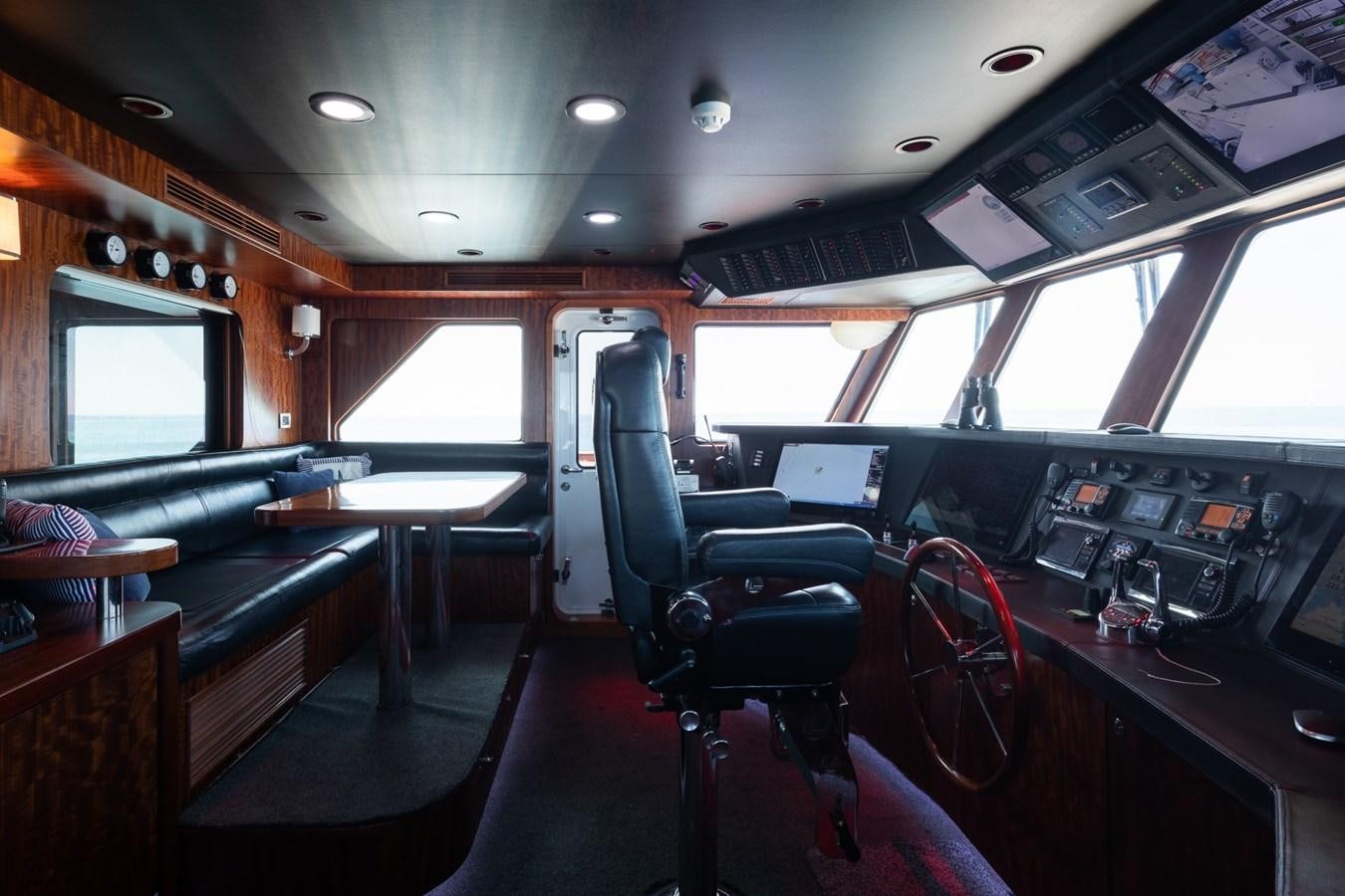 inside of a vehicle aboard BEYOND CAPRICORN Yacht for Sale