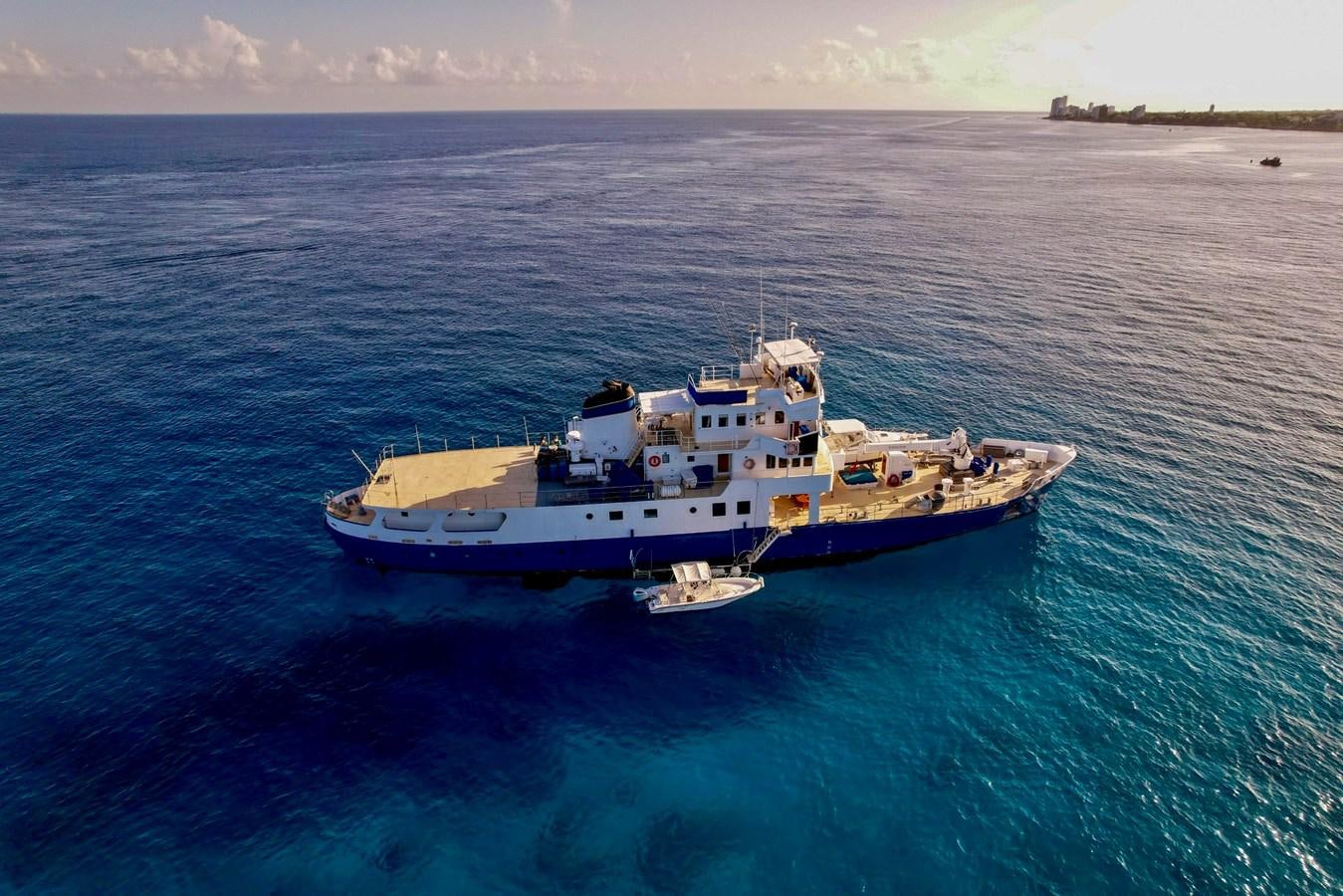 a boat in the water aboard BEAUPORT Yacht for Sale