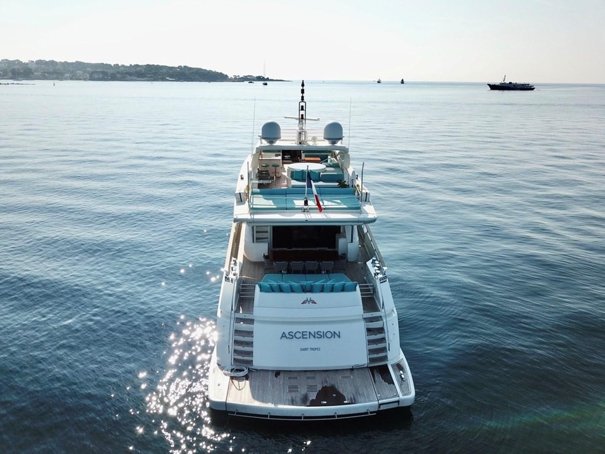 a boat on the water aboard ASCENSION Yacht for Sale