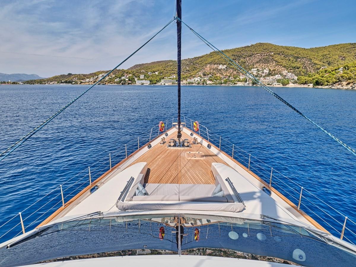 a boat on the water aboard BOOBALE Yacht for Sale