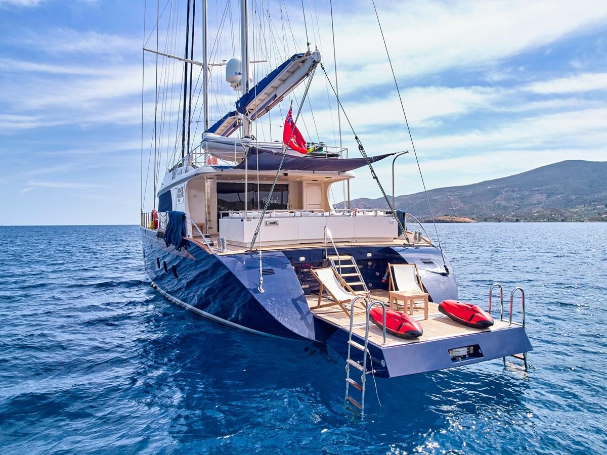 a boat in the water aboard BOOBALE Yacht for Sale