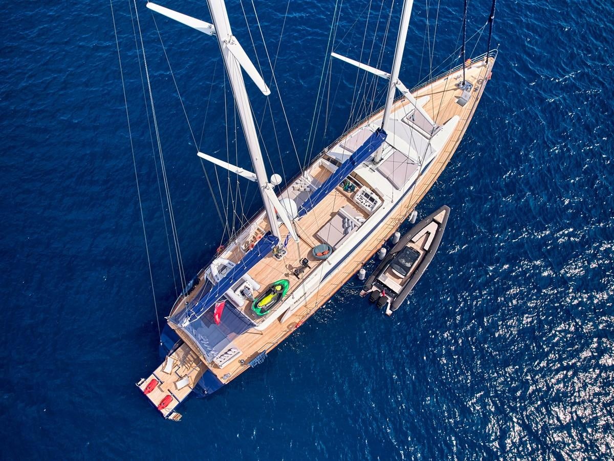 a boat in the water aboard BOOBALE Yacht for Sale