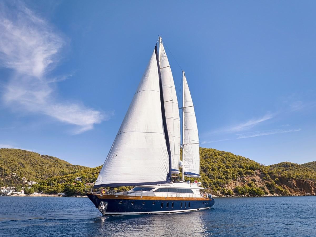 a sailboat on the water aboard BOOBALE Yacht for Sale
