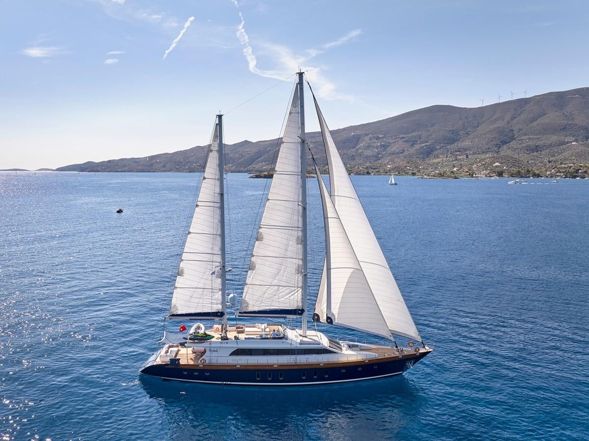 a sailboat on the water aboard BOOBALE Yacht for Sale