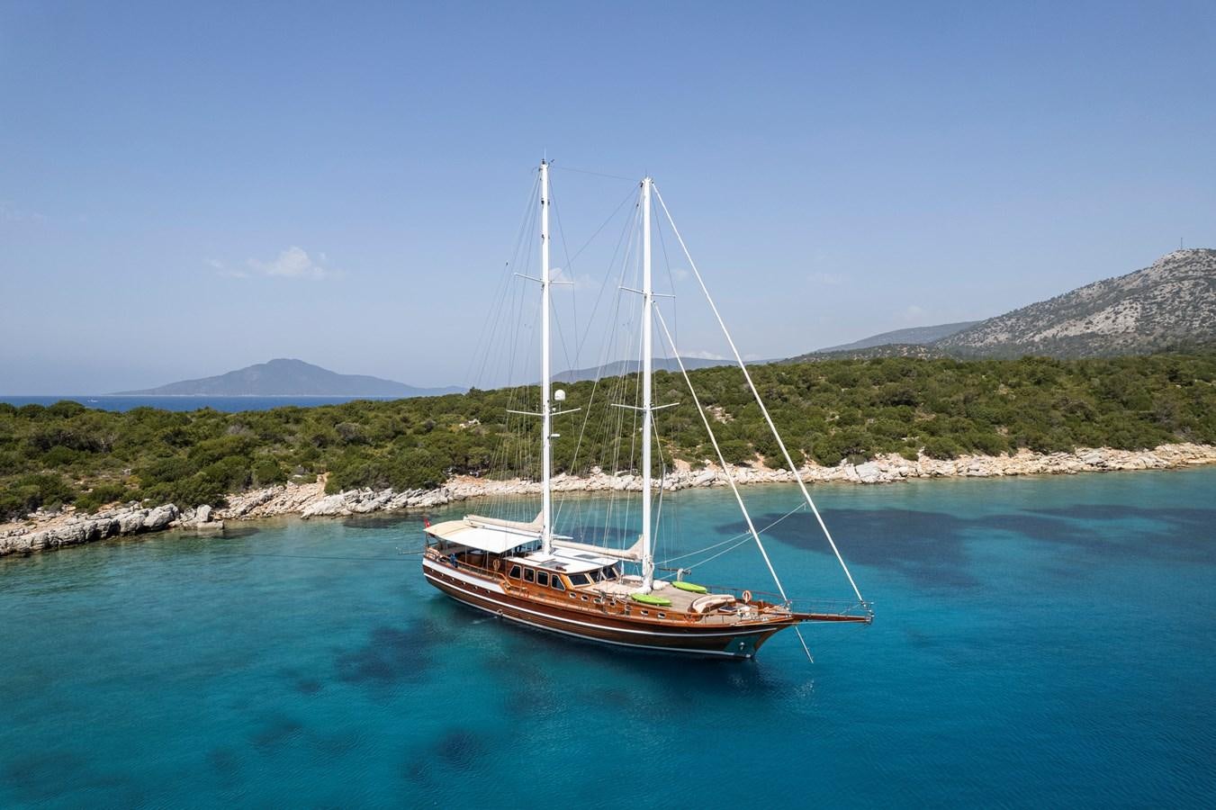 a sailboat in the water aboard L'ORIENT Yacht for Sale