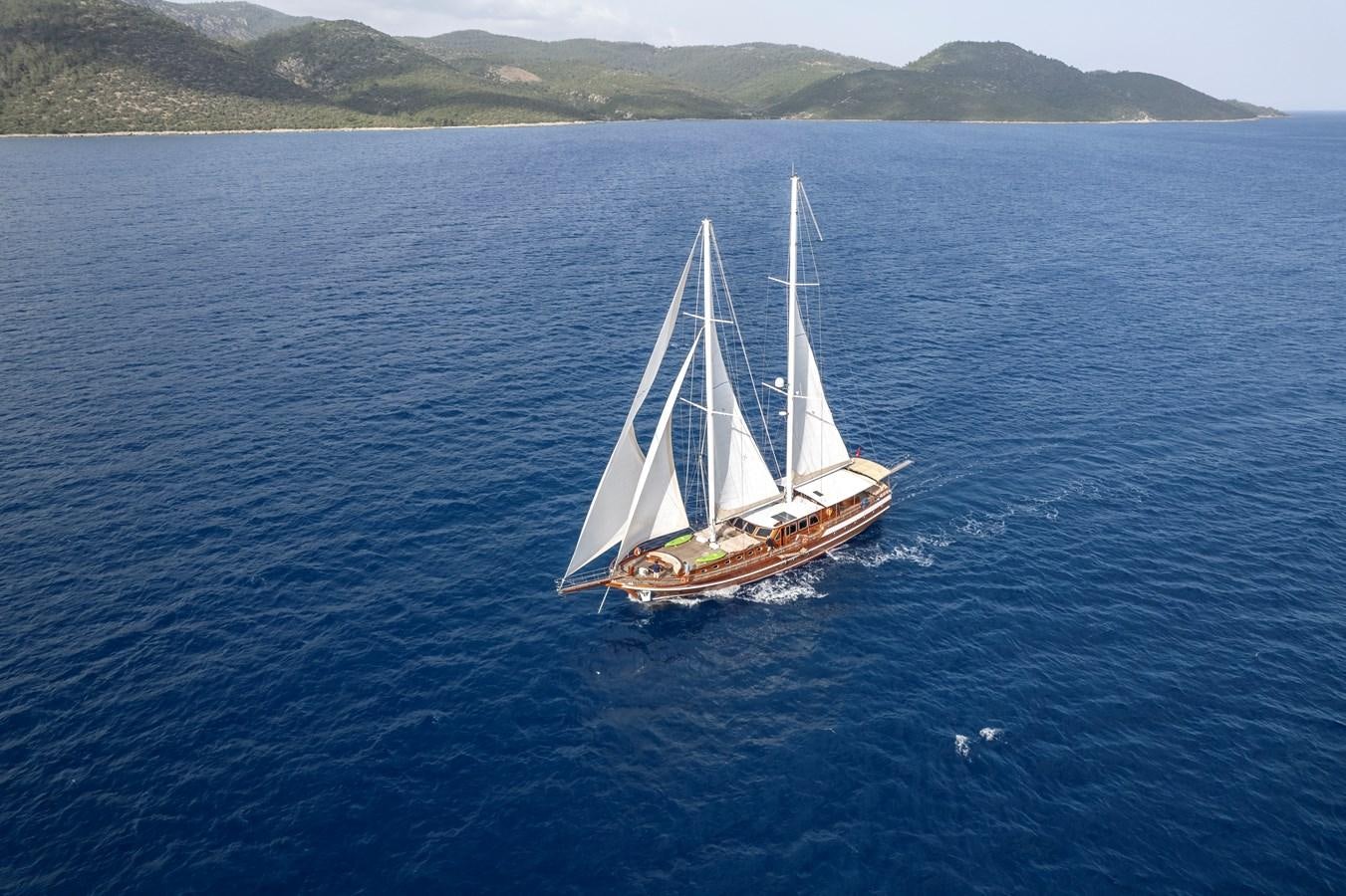 a sailboat in the water aboard L'ORIENT Yacht for Sale