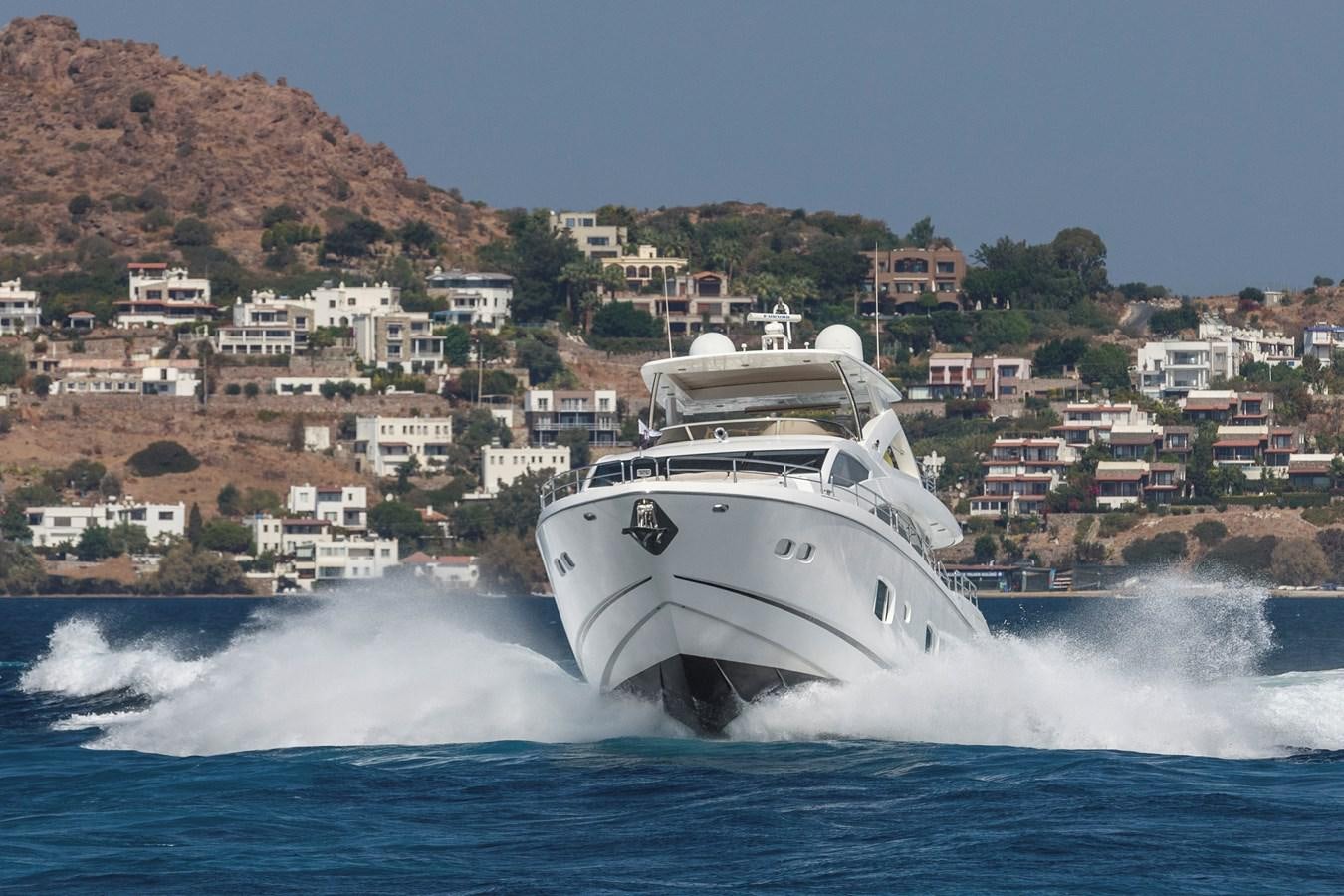 a boat on the water aboard SSM Yacht for Sale
