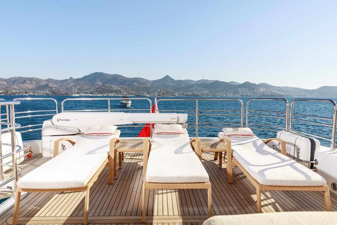 a boat on the water aboard SSM Yacht for Sale