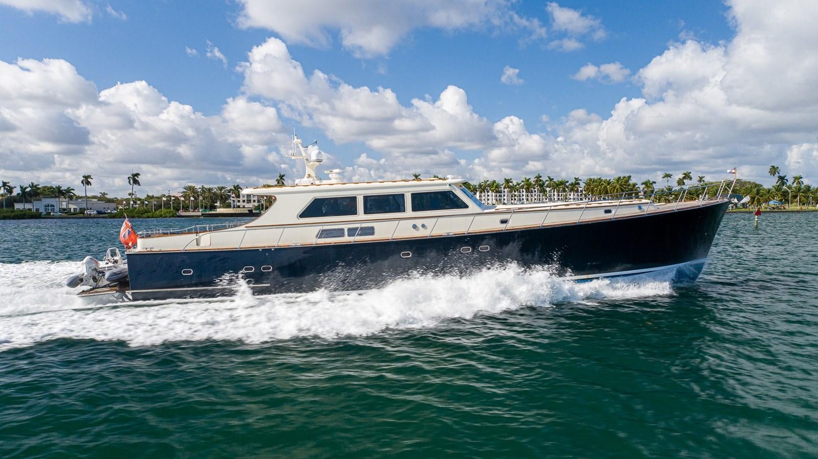 a boat on the water aboard 85 CLASSIC Yacht for Sale
