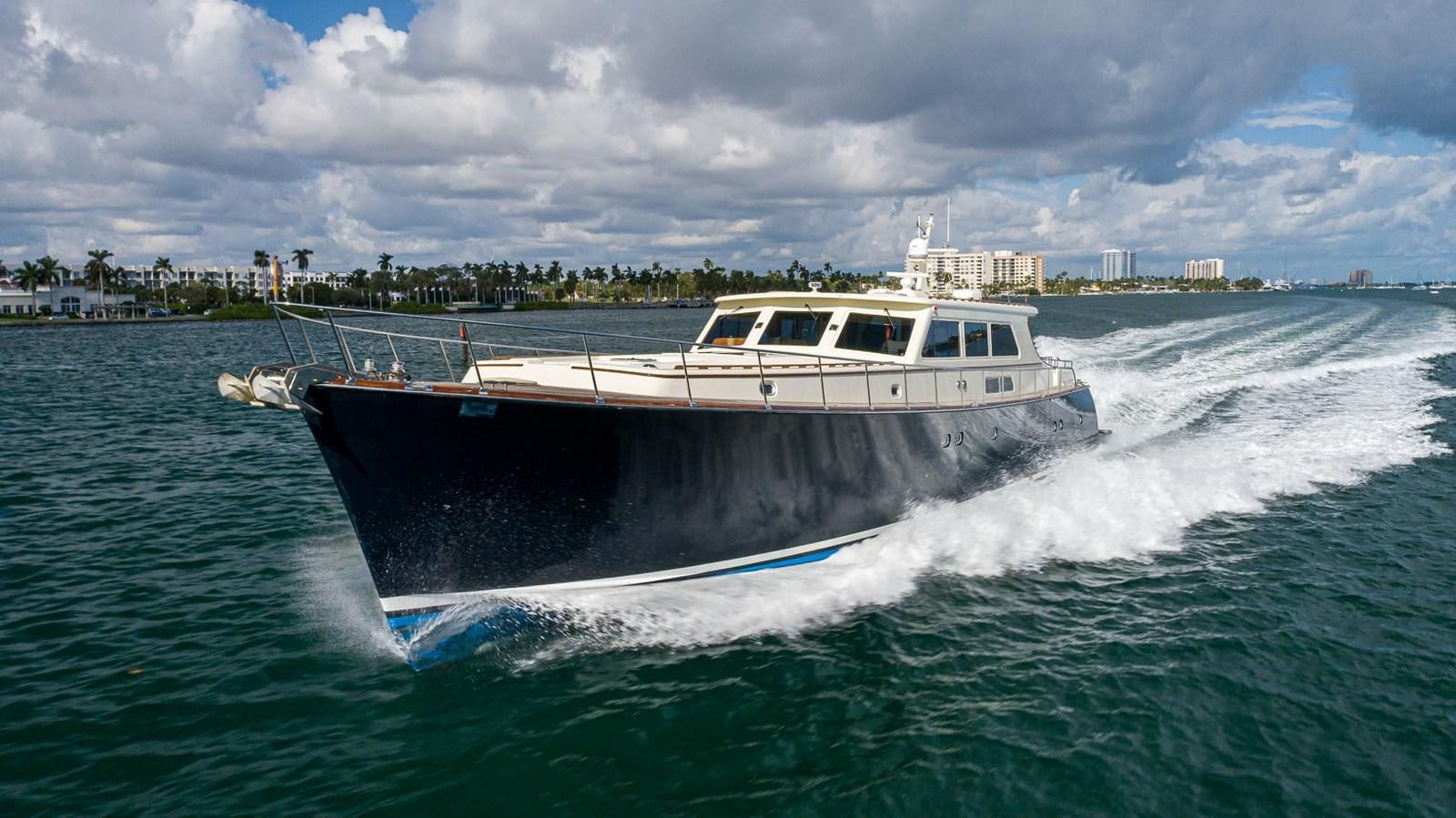 a boat on the water aboard 85 CLASSIC Yacht for Sale